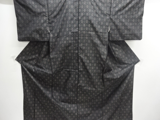 JAPANESE KIMONO / DORO OSHIMA TSUMUGI / WOVEN KIKKO 